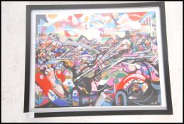 A graffiti urban art print by Bristol Street artis