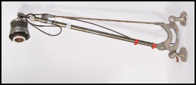 A large mid century Industrial anglepoise desk lam