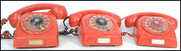 A group of three vintage retro 20th century indust