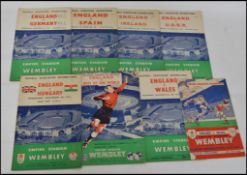 A Collection of vintage football programmes to inc