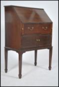 An Edwardian / early 20th century mahogany bureau