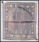 An Afghan / Persian Balouch Kilim rug having dark