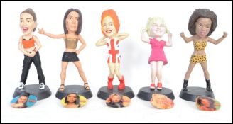 A set of five Spice Girls collectable figurines al