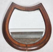 A 19th century Victorian style horseshoe shaped wo