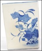 A believed 19th century Oriental blue and white ce