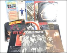 A collection of vinyl long play LP records to incl