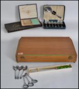 A vintage 20th century cased Art Deco style cased