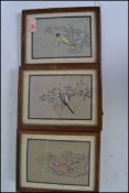 JJ Preston. A collection of 3 watercolour painting