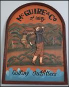 A reproduction 20th century Scottish wooden golf s