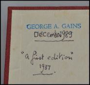 Snow Edgar. Red Star Over China, first edition boo