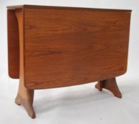 A 1970's teak wood Danish influenced G-Plan drop l