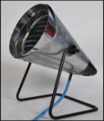A 1970's / 1980's retro conical polished aluminium