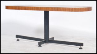 A vintage 20th century retro veneered teak effect