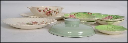 A collection of six pieces of 1930's Carlton Ware