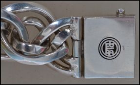 A designer Buddha to Buddha 925 silver bracelet wi