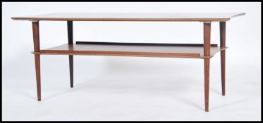 A 1970's Danish influence teak wood coffee table o