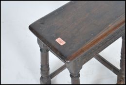 A believed 18th / 19th century country oak peg joi
