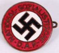 NSDAP ENAMEL PIN BADGE