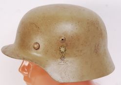WWII GERMAN AFRIKA KORP HELMET