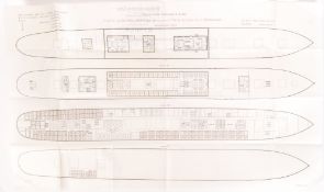 HOLLAND AMERICA LINE ' RYNDAM ' DECK PLAN