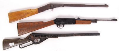 THREE VINTAGE AIR RIFLES