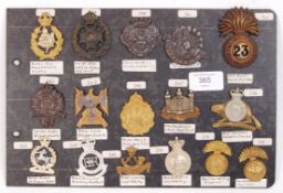 MILITARY UNIFORM CAP BADGES