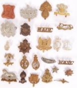 WORLD WAR CAP BADGES
