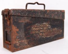 WWI GERMAN MACHINE GUN AMMO CASE