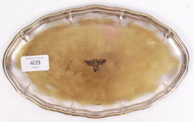 THIRD REICH SILVER PLATED DISH