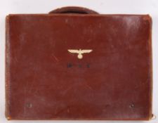 GERMAN LEATHER ATTACHE CASE