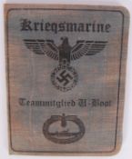 GERMAN KRIEGSMARINE IDENTITY BOOK