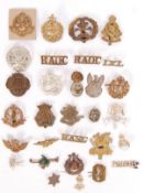 WORLD WAR CAP BADGES