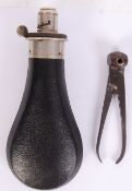 ANTIQUE POWDER FLASK