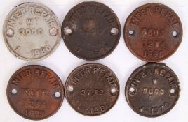 BRITISH RAIL WAGON REPAIR PLATES