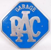 RAC GARAGE WALL PLAQUE