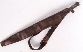 LEATHER POWDER FLASK