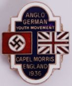 ANGLO GERMAN YOUTH MOVEMENT BADGE