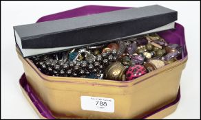 A good collection of vintage costume and dress jewellery to include bracelets, bangles, necklaces