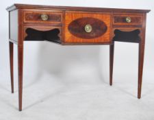 A 19th century Georgian mahogany inlaid sideboard