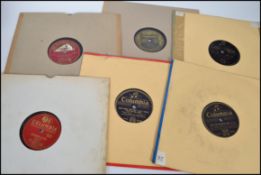 A collection of vintage Jazz records on 78rpm format to include several artists such as Art Tatum,