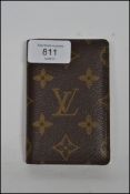 A vintage French Louis Vuitton wallet / card case