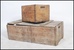 A vintage early 20th century double sized bottle c