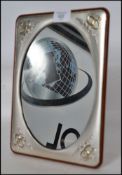 A contemporary 20th century silver metal framed ea