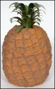 A retro Britvic pineapple shaped ice bucket ( missing name plate ) having the original liner to