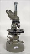 A good 20th century electronic microscope by Olympus Marked Japan 217455.