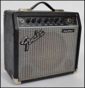 A vintage Fender Sidekick 15 Reverb guitar amp in