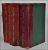 A collection of 3x vintage 20th century Evening World Bristol archive books to include; October