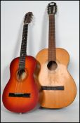 A 20th century Musima six string acoustic guitar t