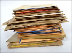 A collection of early 20th century 78rpm records featuring several artists on various labels to