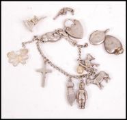 A small vintage 20th century possibly a childs cha
